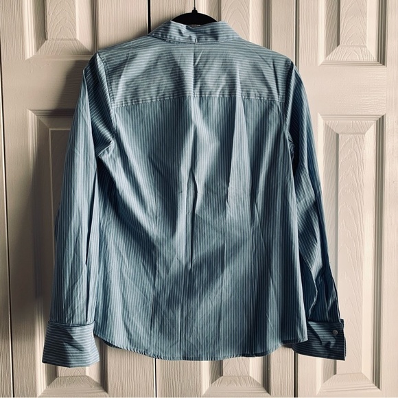 NWT Izod Silver Crest Striped Career Shirt - Picture 7 of 8